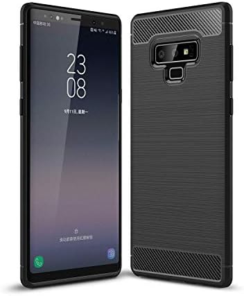 RKINC Case for Samsung Note 9 TPU Cover Ultra Thin, Lightweight Carbon Fiber Design Flexible Bumper Rubber Protective Case for Samsung Galaxy Note 9, Black