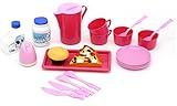Little Treasures Kitchen Cooking & Serving Pretend Play Food Set