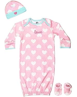 Baby 4 Piece Sleepwear Essential Layette Gift Set