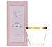 Nova 50 Pack Gold Rimmed Plastic Party Cups 9 Oz Crystal Clear Disposable Tumbler Glasses Great for Wine Champagne or Cocktails and Ideal for any Wedding Party or Fancy Event