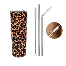 CHIUTUUY 20oz Skinny Tumbler with Lid and