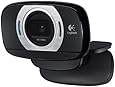 Logitech HD Laptop Webcam C615 with Fold-and-Go Design, 360-Degree Swivel, 1080p Camera