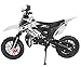 DR-X Kids Dirt Bike Holeshot-X 50cc Gas Power Mini Dirt Bike 20inches Seat Height Dirt Off Road Motorcycle, Pit Bike Fully Automatic Transmission, White