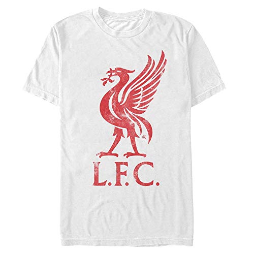 Men's Liverpool Football Club Bird Logo T-Shirt White X Large