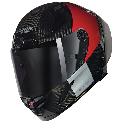 Nolan X-804 RS Ultra Carbon Combo Gara Helmet, black/red, L (60)