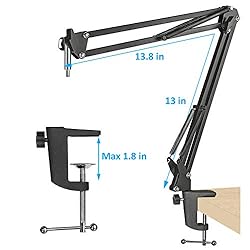 Audio-Technica AT2020 Mic Boom Arm with Foam