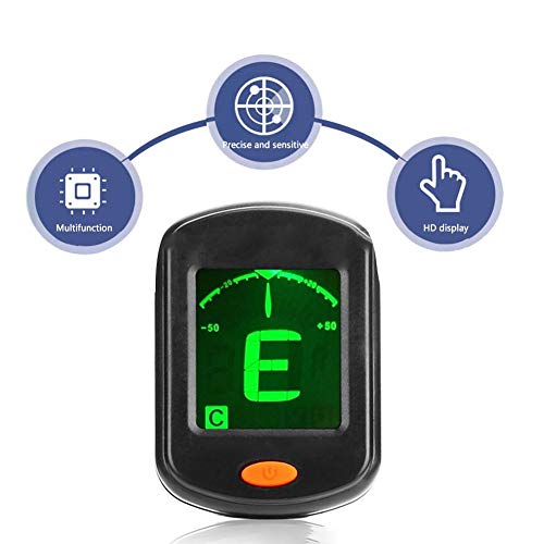 Per Newly Digital Clip Type Electric Digital Guitar Tuner Foldable High Sensitivity Rotating Clip Guitar Ukulele Violin Bass Twelve Equals
