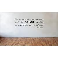 Blinggo Albert Einstein-We cannot solve our problems removable Vinyl Wall Dec.