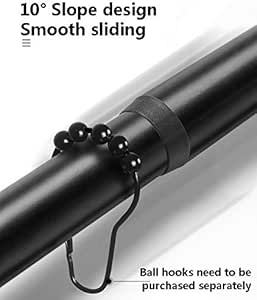 Ninguna Perforación Barra De Cortina Telescópica,Ducha Deleación De