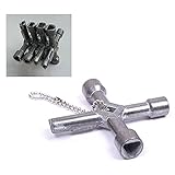 New Cross Train Electrical Cabinet Elevator Key Alloy Triangle Square