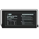 VIVOHOME 105W Waterproof Seedling Heat Mats for Seed Starting Propagation and Increase Germination Success 48 Inch x 20.75 Inch