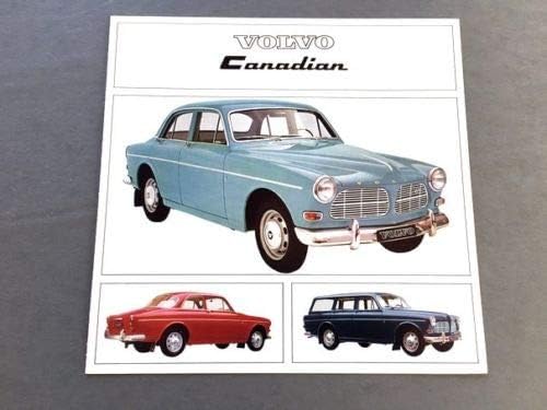 1965 1966 Volvo Canadian B18 122 125 124 Cartella per brochure di vendita auto originale