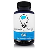 Brainikus Night Sleep Pills – All Natural Sleep Formula, 60 Capsules