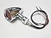 Chrome Red 20 LED Billet Turn Signal Stop Brake Light T for Harley Dyna Bobber Honda Yamaha Suzuki Kawasaki
