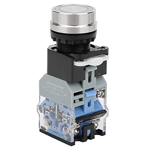 22mm Industriële Zelfsluitende Reset AC/DC12V Knoop voor Noodsituatiecontrole voor Industriële Controle… - Afbeelding 5