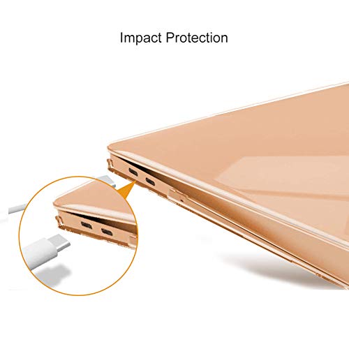 New MacBook Air 13 Inch Case A1932 2018 Release, Skyera Laptop Case Smooth Matte Frosted Hard Shell Cover for Apple MacBook Air 13 Inch with Retina Display fits Touch ID with Keyboard Cover (Frost) - Thumbnail 5