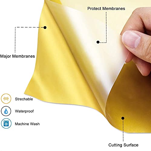 Puiasest Plotterfolie Textil,Plotter Vinylfolie Selbstklebend Pastell,Plotterfolie Selbstklebend, 25 Pack Flexfolie für Aufbügeln von T-Shirts Anderen Stoffen Stoffe (20 Farben, 30.5x25.4cm)