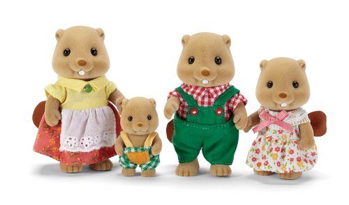 Calico Critters Woodbrook Beaver Family Playset