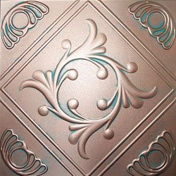 Buy Ceiling Tile Faux Like Tin Anet Antique Copper Patina By