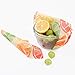RUIMAICAN Beeswax Wrap, Reusable Beeswax Food Wraps, Sustainable Durable Food Storage,Cover for Fruits & Vegetables and Bowls to Keep Fresh,Pack of 4,1 Small,1 Medium,2 Large