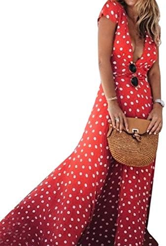 bohemian polka dot dress