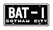 Batman | BAT-1 | Metal Stamped Standard USA Size Vanity License Plate