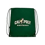 Cal Poly Dark Green Drawstring Backpack 'Calpoly