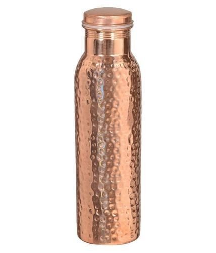 Pure Copper Water Bottle No Joint and Leak Proof Copper Pitcher No Messy Label Copper Vessel have Ayurveda Health Benefits Holds 32 Ounce Hammered Finish