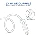 iPhone Charger Eashion Lightning Cable 4Pack 3FT+3FT+6FT+10FT Fast Charger Cord Compatible with iPhone 8 8PLUS X 7 7Plus SE 5 6 6sPlus iPad Mini Air Pro iPod-White
