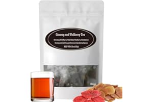 JRR Ginseng Nine Treasure Tea, Kidney Tea Ginseng and Wolfberry Tea, Red Date Wolfberry Mulberry, Men's Health Tea Herbal Formula, Beverage for Men Woman Organic Kidney Tea (1Boxes)