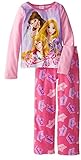 Disney Princess Big Girls' Belle Aurora Rapunzel Cozy Fleece Pajama Set
