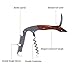 YIMI Hippocampus Type Multifunctional Corkscrew stainless steel&solid wood wine Bottle Opener and Foil Cutter, the Favoured Choice of Sommeliers, Waiters and Bartenders Around the World S001