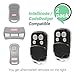 Solidremote Keychain Garage Door Opener Remote, for Genie Intellicode, Overhead Door G3T-R G1T 38502R, 2 Pack
