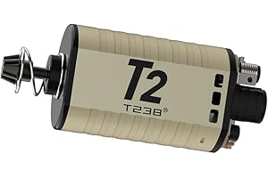 T238-Airsoft Carbon Brushed Motor N35 20TPA High Thermal Efficiency Motor Short Axel 480 Motor for Airsoft