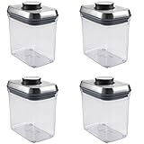 OXO SteeL POP 1.5-Quart Rectangle Container (Set of 4)