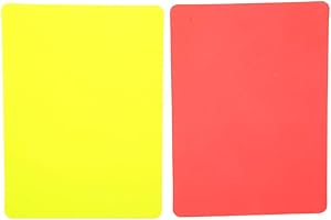 Soccer Referee Card Set - Red Card & Yellow Card for Football Soccer