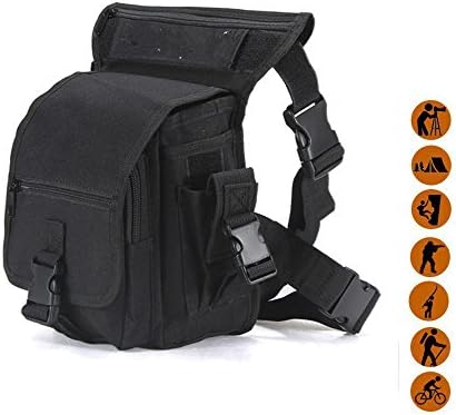 JaneRa Military Tactical Drop Leg Bag Tool Fanny Thigh Pack Pouch Waist Belt Motorcycle Cycling Bag