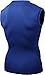Tesla TM-R15-BLSZ_Medium Men's R Neck Sleeveless Muscle Tank Dry Compression Baselayer R15