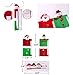 4 Pieces Christmas Refrigerator Handle Covers/Snowman Advent Calendar/Clings Decorations - Xmas Fridge Oven Display Cabinet Kitchen Appliance Door Handle Protector
