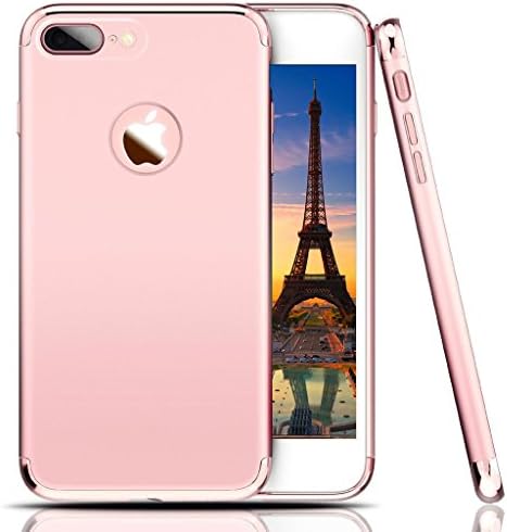 iPhone 7 Plus Case,Fastbee [Vibrance Series] Slim Two-Piece Protective Slider Style Case Cover for iPhone 7 Plus - Rose Gold