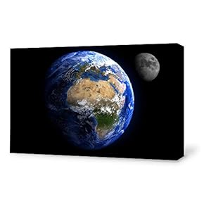 Canvas Wall Art for Living Room,Bedroom Home Artwork Paintings Universe Ready to Hang - 12x18 inches