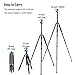 ZOMEi Tall Tripod,Camera Tripod for DSLR, Z818 Tripods for Cameras 65'' Aluminium Alloy Monopod with 360 Panorama Ball Head Quick Release Plate Ball for DSLR Canon Sony Nikon Cameras(Blue)