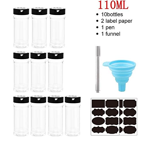Spice rack Wall Mount Spice Rack Metal Spice Storage Rack Spice Jar Rack Cabinet Shelf Seasoning Organizer Rack Kitchen Organizer Jar Rack Holder (Color : 10pcs bottle)