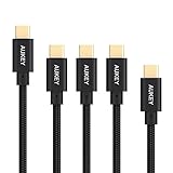 AUKEY Micro USB Cable Braided, Android Charging Cable [5 Pack 3ft x3, 6ft, 1ft] for Samsung S7/S7 Edge/S6, Kindle, HTC, LG, Sony, and More