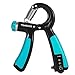 TOMSHOO Hand Grip Strengthener Hand Strength Trainer Exerciser Gripper Adjustable Resistance 22-88 Lbs Update With Counter (Blue)