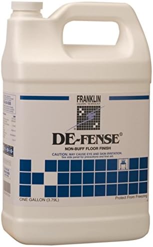 Franklin Cleaning Technology F135022 DE-FENSE Non-Buff Floor Finish, 1 Gallon (Pack of 4)