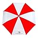 Procella Umbrella Golf Umbrella Tested by Skydivers Windproof Auto Open Rain and Wind Resistant, Large, Red/White