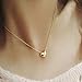 Ikevan Hot Selling Necklace Fashion Women Gold Heart Bib Statement Chain Pendant Necklace Jewelry