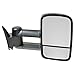 Spec-D Tuning RMX-C1088-M-FS Chevrolet Chevy C10 Pick Up Truck Manual Side Towing Mirrors Black