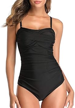 Strapless one piece swimsuit with tummy control Clearance